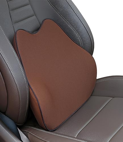 jutyum Cuscino lombare per auto, in memory foam, supporto lombare, per sedia da ufficio, ergonomico per sedili auto, sedia da ufficio, sedia a rotelle