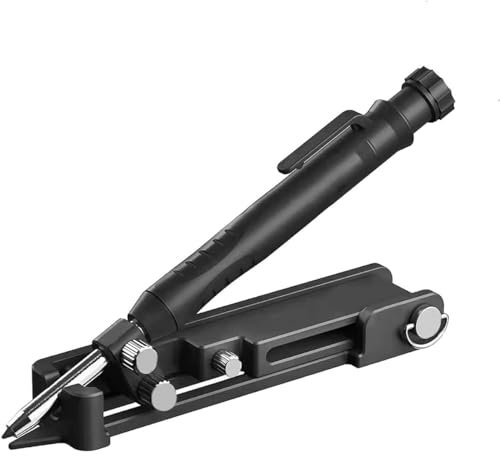 Hsthe Sea Multi-function Scribing Tool- Scribe Tool, Scribing Tool with Deep Hole Construction Pencil DIY Carpenters Scribing Tool Contour Scribing Tools Woodworking Scribers