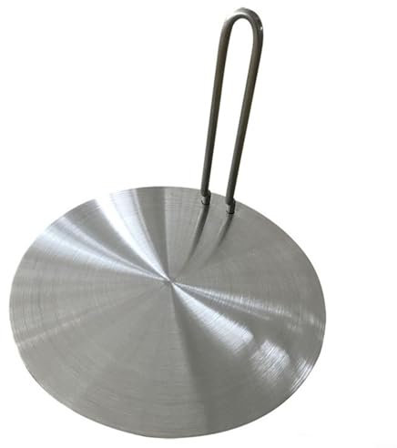 Piastra adattatore per piano cottura a induzione, compatibile con pentole in rame, alluminio e vetro (A)