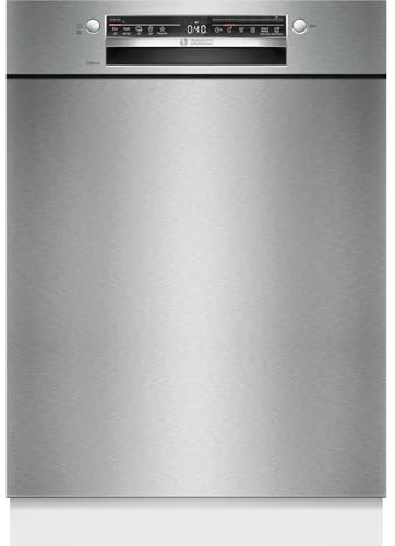 Bosch SMU2ITS09E Serie 2 - Lavastoviglie Smarter sottopiano 60 cm, con supporto programmatico, asciugatura extra, VarioSpeed, estremamente silenziosa, cestello superiore regolabile in altezza, in