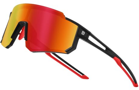 DUCO Lunette de Soleil Enfant Polarisées Sport 8-16 Ans