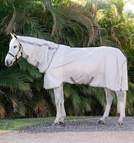 Horseware Ireland Amigo Silver and Titanium Grey Integrated Fly Sheet 81