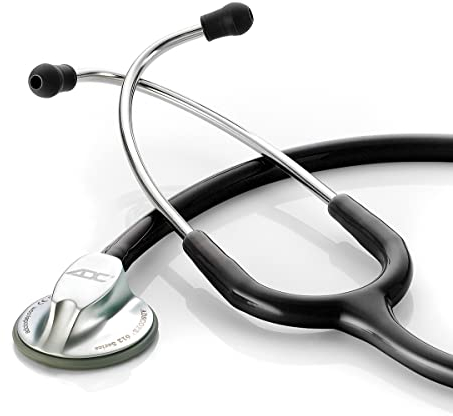 ADC Adscope 612, Stetoscopio clinico leggero serie Platinum, Nero