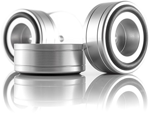 Hifi Lab Aluminium Füße massiv 39x16 Alu Geräte-Füße Audio Absorber edel 4X Silber