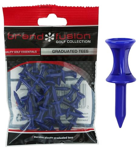 Graduated Tees Unisex The Golfers Club Blue Plastic (1.5 Inch X 30) Golf Tee, Blue, 18mm EU