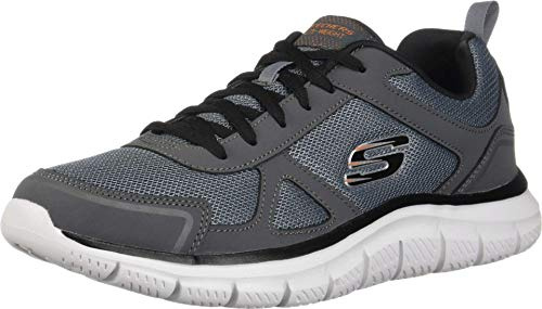 Skechers Men's Track Scloric Oxford, Grey, 6 UK