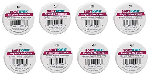 Lee Products Company 10050 Sortkwik Fingertip Moisteners, 3/8 Ounce, Pink, Sold as 8 Pack