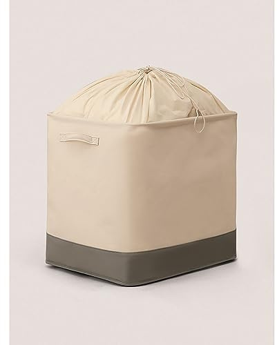 DOSSAE Bolsa Impermeable Extra Grande,Bolsa de Transporte y Mudanza,Bolsa de Almacenamiento de Ropa Plegable,Caja Almacenaje Ropa con Asa Reforzada y Cremallera Robusta. (Size : 50x40x46cm)
