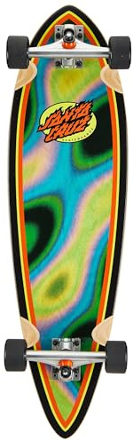 Santa Cruz Oval Flame Lava Dot 9.20in x 33in Pintail Skateboard Cruzer