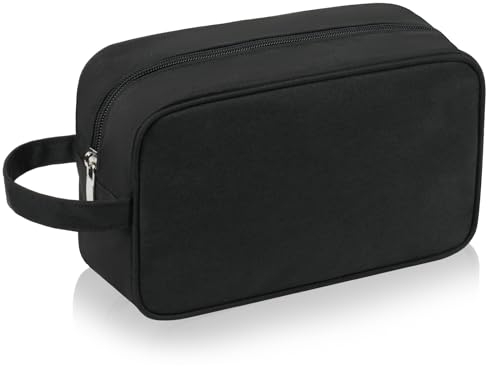 Aucuu Kulturbeutel Herren, Kulturtasche Damen Große, Kulturtasche für Herren, Kosmetiktasche Waschtasche mit Doppelter Reißverschlussöffnung, Reise Kulturbeutel für Toilettenartikel Zubehör