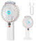 DDHTSAL USB Mini Spruzzo Ventilatore - 4000 mAh Ricaricabile Ventilatore Portatile con Base Della Staffa, 5 Marce Comando Portable Fan per Uscire|Domestico|Lavorare