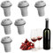 6-Piece Wine Stopper Set – Vacuum Wine Saver Stoppers with Leakproof Seal, Keeps Wine Fresh Longer, Reusable & Easy to Use – Fits Most Wine Bottles