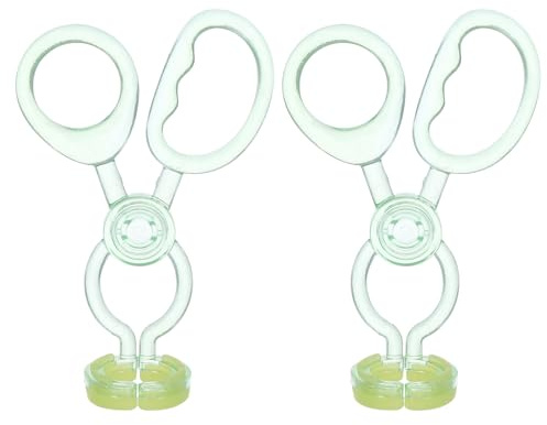 NOLITOY 2piezas Ayuda para Lentes de Contacto Aplicadores y Removedores Reutilizables Pinzas Portátiles para Lentes Invisibles Suaves para Viajes y Uso Doméstico