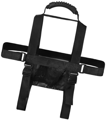 MARCBUSE Tracolla ergonomica per PC da viaggio, con tasca per il trasporto dei cavi, cinghia da trasporto per PC portatile con imbracatura regolabile