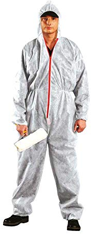 Reis KOM Maleranzug | Ganzkörperanzug | Overall | Schutzanzug | Lackieranzug | Weiß | XXL Größe