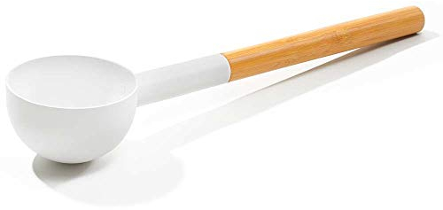 KOLO Sauna Kelle 2 (Kelle 2 Weiß mit Bambus Griff)