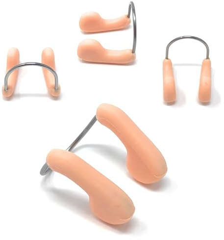 Pinza para la nariz profesional – Tapón para la nariz o la piscina – Descuentos de cantidad – Pinzas para la nariz para niños y adultos – Unisex – Cantidad de paquetes: 1 – 10 – 25 – 50 – 100 unidades