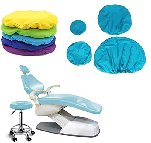 REHOOF Housse De Siège De Fauteuil Dentaire Ensemble Fauteuil Dentaire 4Pcs/Ensemble Housse De Chaise en Tissu Élastique Étanche Épaissir Pas Se Faner Appui-Tête Siège Protecteur B