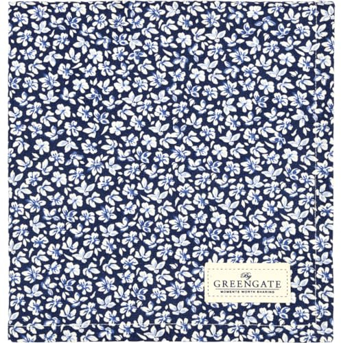 GreenGate Dahla Stoffserviette Blue 40x40cm