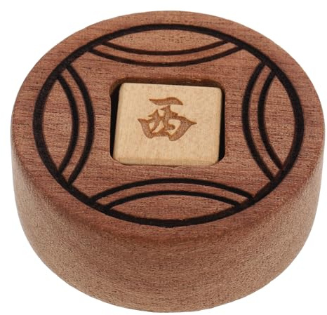 ibasenice Mahjong Dice Lightweight Wooden Directional Dice Game Prop for Home Party Entertainment Mahjong Supplies