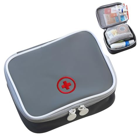 IKOPFLN Sac de Médecine Portable Étanche 14x10x4.5cm