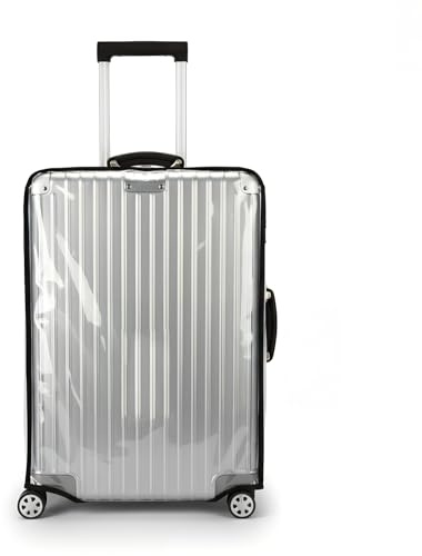 Disnace Housse Valise Protection, Housses de Protection Transparentes en PVC, Housses de Valise Imperméable Anti-Poussière et Anti-Rayures, Protège Bagages Réutilisable pour Valises (20 inch)