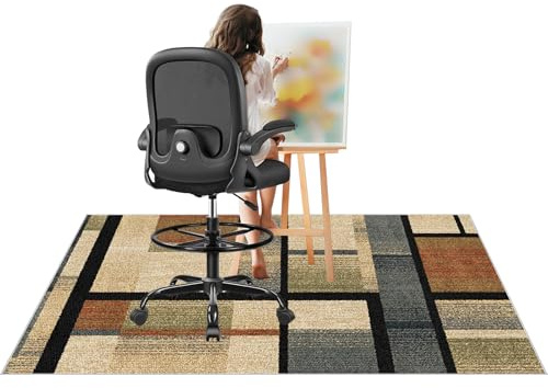Alfombrilla para Silla para Suelos Duros, Alfombra Silla Ruedas Gaming Oficina, Alfombra for Silla de Escritorio, Alfombrilla para Silla de Gaming, Alfombrilla para Silla de Oficina 100 x 140 cm