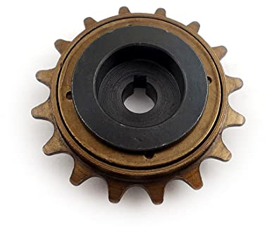 16T Freewheel for Unite Motor 1/2 Inch x 1/8 Inch Chain Freewheel Fit # 410 Bicycle Chain Custom Freewheel Base for Left Drive Motor (16T)