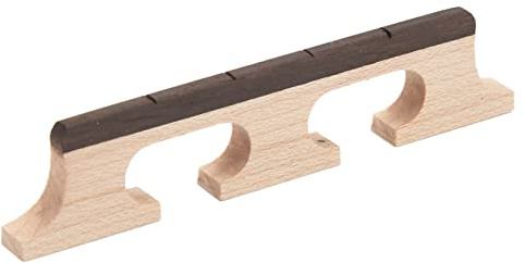 Puente de Banjo de Madera de 4 Cuerdas, Mano de Obra Exquisita Puente de Banjo de 4 Cuerdas Decorativo de Palisandro Práctico Robusto para la Clase de Música