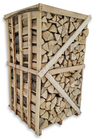 1-3 Boxen Brennholz Buche 25cm 1,8 RM Box Luftgetrocknet ofenfertig Kaminholz Heiz Holz Feuerholz Scheitholz Kaminfeuer Lagerfeuer Pizzaofen Ofen | Energie Kienbacher (1 Box)