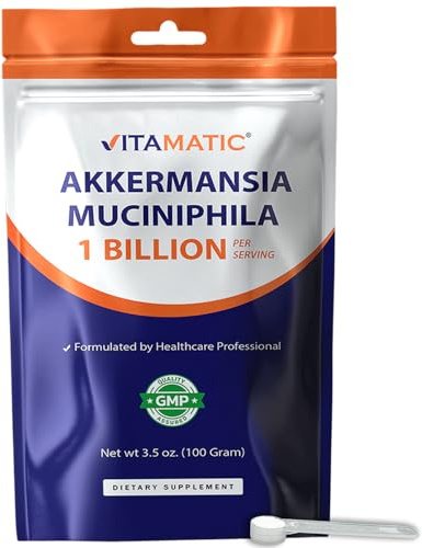 Vitamatic Akkermansia Muciniphila Gut Health - Polvo de 100 gramos