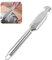 3-in-1 Multifunktionaler Fischschuppenschaber,Entschupper für Fisch 23×3.5cm,Profi Scaler Scraper,Profi Fischschuppen Entferner Edelstahl 304,Fischentschupper Sägezahn Garnelen,Lachs und Große Fische