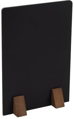 ADVERTISING PLATE INFORMATION chalk MENU A4 30x21cm with legs BROWN