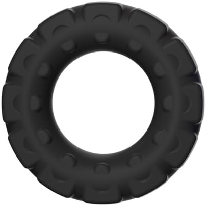 3-färgad fitnessring för män, design inspirerad av däck, bekväm att använda-RDMF017 (Svart)