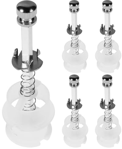 Healeved 5pcs Manual Pepper Grinder Core Assembly Replacement Parts Salt and Pepper Mill Mechanism for Spice Grinder Repair Heavy Duty Grinding Rods