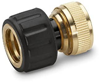 Kärcher 2.645-018.0 Schlauchkupplung (Messing, 3/4 Zoll) ohne Aqua Stop