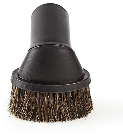 HQ - W7-72504-ECHD - Brosse à poussière ovale rotative pour tube aspirateur de 35 ou 32mm, Noir