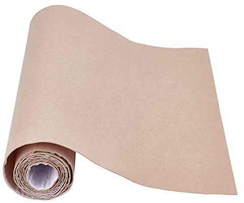 BENECREAT 200x40cm Khaki Self-Adhesive Felt Fabric, 1mm Thick | Multipurpose Adhesive Fabric Roll, Strong Adhesion & Christmas, For Drawer Box Liner, Cup Mat, Picture Framing, Chair Leg