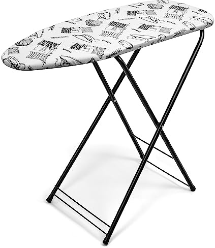 Duwee 13×35 Ironing Board Small with Heat Resistant Cover,Folding Compact Ironing Board,Light Weight,Easy to Storage