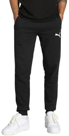 PUMA Herren Teamgoal Freizeithose Strickhose, Puma Black-puma White, L EU