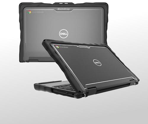 Gumdrop DropTech Hartschalen-Laptophülle für Dell Chromebook 3120 | 3110 | 3100 (2-in-1), robust, sturzgetestet, stoßfest, zuverlässiger Geräteschutz für K-12 Studenten, Lehrer und Klassenzimmer