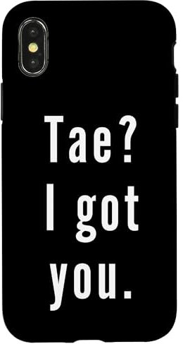 Tae? Ti ho preso. Custodia per iPhone X/XS
