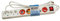 Arcas 92700008 - Steckdosenleiste 8 fach mit Schalter und Kinderschutz, Kabellänge ca. 1,5 m, Farbe weiß, Anschlussleistung 3500 Watt, Spannung 230 Volt, Netzstecker Typ F: 2 polig