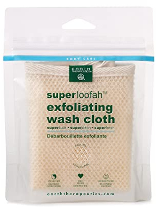 Earth Therapeutics Loofah, Super, Exfoliating, Wash Cloth