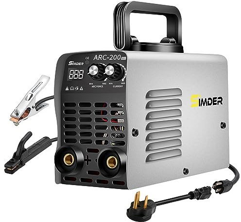 SSimder Mini Stick Welder 110V 3.55Lbs Portable Welding Machine IGBT Inverter ARC Welder for Workshop Outdoor Supports E6013 E7018 Rods 1/16 1/8