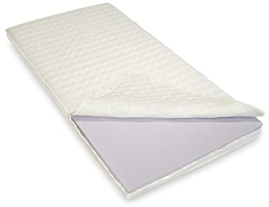 betten-traum-land 8 cm dicke Gel-Memory-Schaum-Matratzenauflage – sehr angenehmes Schlafgefühl – 60 RG 60 Volumengewicht mit atmungsaktivem Band und erhöhten Kanten, 120 x 200 cm