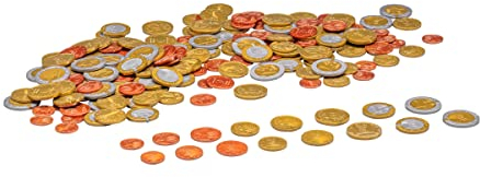 WISSNER 80610.16 aktiv lernen - 160 EURO Rechengeld Münzen - RE-Plastic