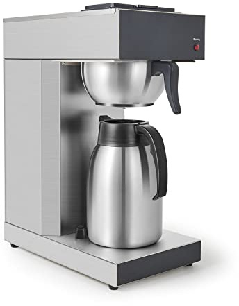 SYBO Commercial Coffee Makers 12 Cup, Drip Coffee Maker Brewer with 74Oz thermal carafe, Stainless Steel Cafetera SF-CB-1AA