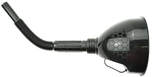 Flexi 005 Entonnoir universel en plastique pour essence diesel avec tamis Noir