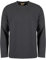 ROADSIGN australia Herren Shirt aus geripptem Stoff, Looplabel am Saum anthrazit, L